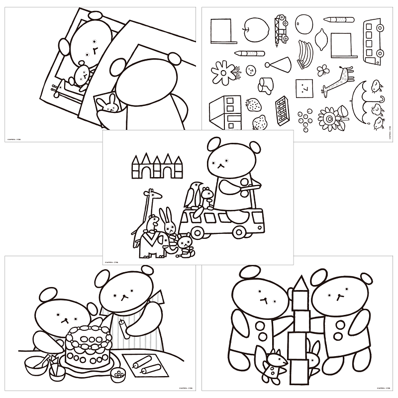 おやさいクレヨンぬりえセット Dentra