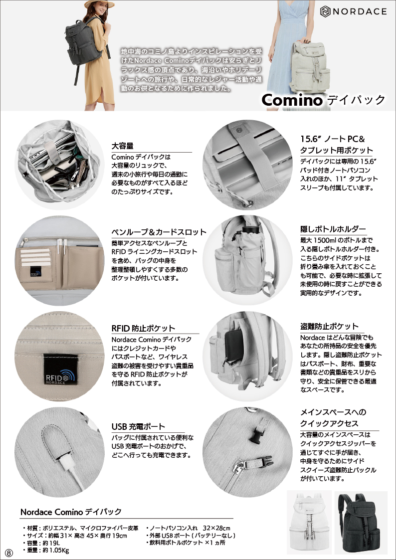 Comino デイパック